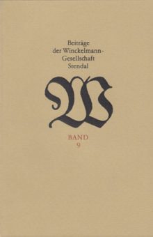 Irene Husar: Johann Joachim Winckelmann in den ostslawischen Ländern. / Hugo Rokyta: Winckelmann und Böhmen.