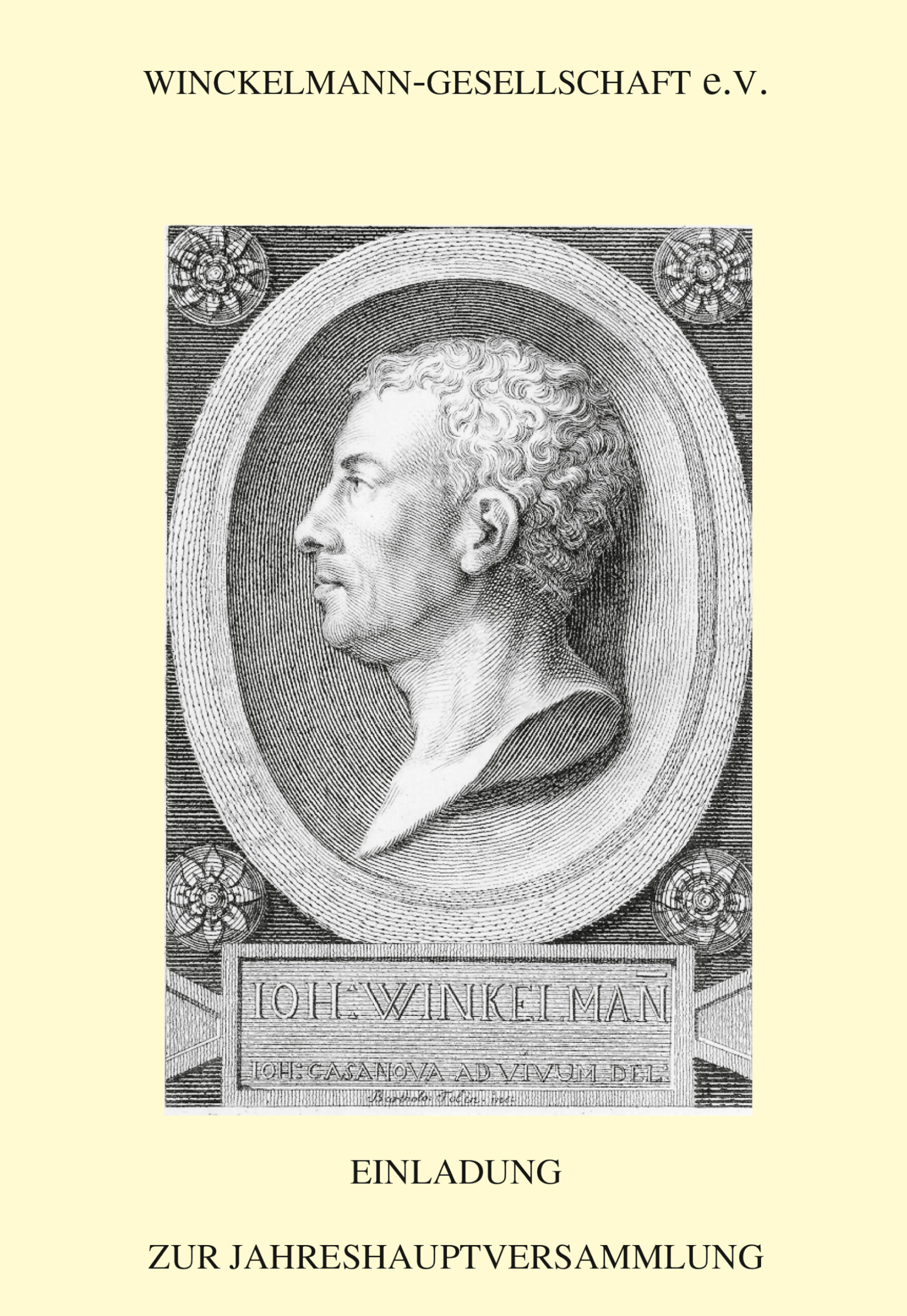 Jahreshauptversammlung der Winckelmann-Gesellschaft 2023