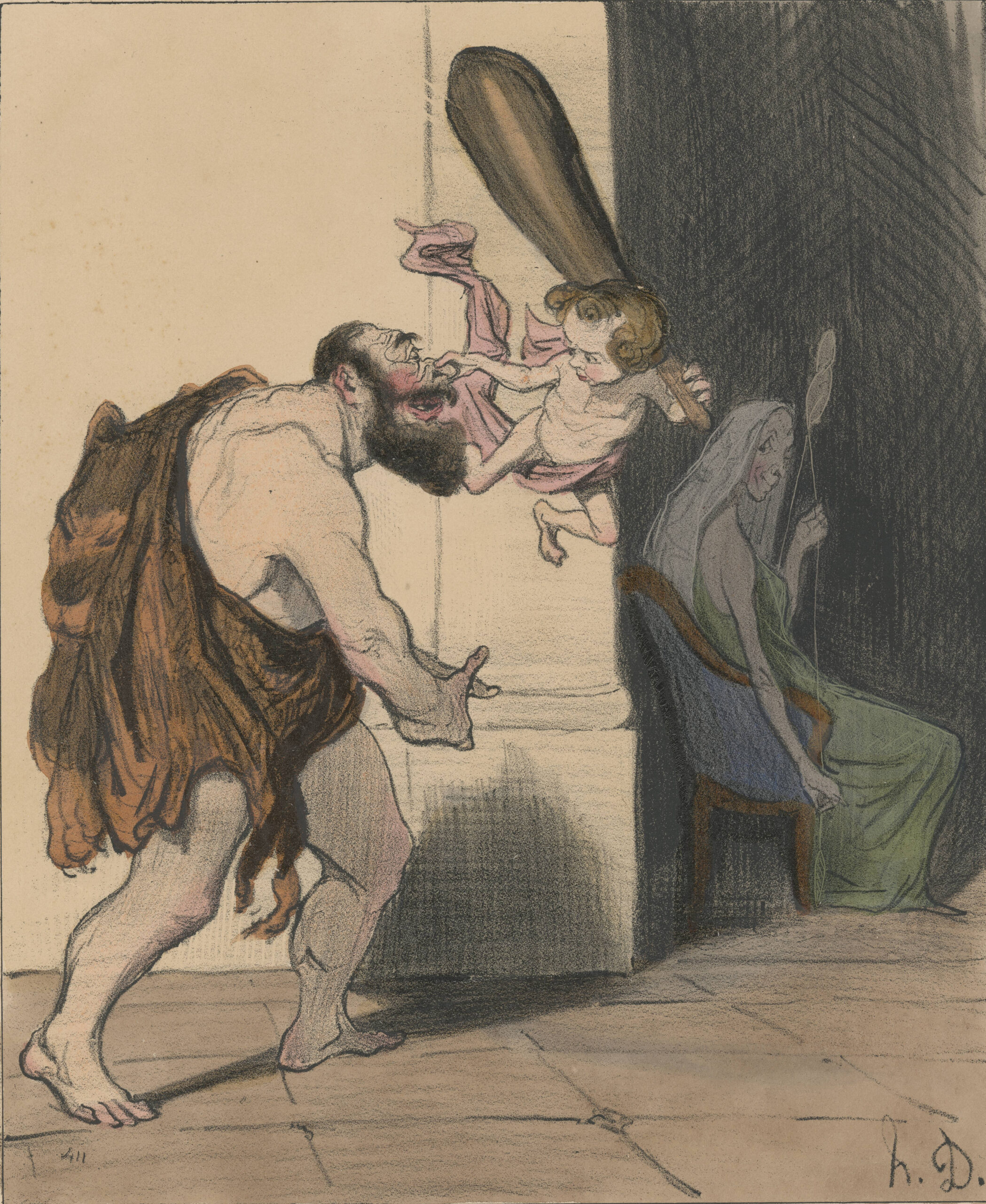 Eröffnung der Ausstellung "Antike auf die Schippe genommen. Karikaturen von Honoré Daumier (1808-1879)"